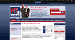 Desktop Screenshot of nt4admins.de