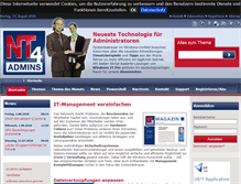 Tablet Screenshot of nt4admins.de